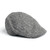 DTC2-C001L Donegal Touring Irish Wool Cap with Grey Herringbone Tweed ExclusivelyIrish.com