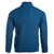 B559 303 Atlantic Blue Men's Sweater with Button Collar Studio Back View ExclusivelyIrish.com