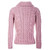 B940 402 Pink Ladies Buttoned Cabled Cardigan Studio Back View ExclusivelyIrish.com B940 402 Pink Ladies Buttoned Cabled Cardigan Studio Back View ExclusivelyIrish.com