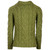 B951 430 Meadow Green Ladies Irish Multi Cabled Raglan Super Soft Merino Wool Sweater Studio Back View ExclusivelyIrish.com B951 430 Meadow Green Ladies Irish Multi Cabled Raglan Super Soft Merino Wool Sweater Studio Back View ExclusivelyIrish.com