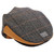 Celtic Flat Cap with Celtic Knot Design and Grey Tweed ExclusivelyIrish.com