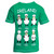 T7334 Green Happy Sheep Kids T-Shirt Studio Front View ExclusivelyIrish.com