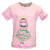 T7491 Pink Princess Girl Kids T-Shirt Studio Front View ExclusivelyIrish.com