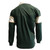 R3079 Mens Shamrock Long Sleeve Rugby Shirt Studio Front View ExclusivelyIrish.com