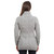 ML142 103 Grey Cable Cardigan With Zipper Studio Back View ExclusivelyIrish.com