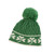 ML201-105 Green Shamrock Aran Wool Hat ExclusivelyIrish.com