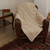 A105415 BEIGE Colour Aran Knit Wool Blanket Irish Throw with Celtic Patterns Lifestyle ShopAran.com