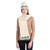 ML251 100 NATURAL WHITE Colour Shamrocks Ladies Irish Scarf ShopAran.com
