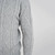 AWM208 303 GREY  Colour Authentic Men’s Aran Crew Neck Sweater Featuring Diamond, Honeycomb & Cable Stitches ShopAran.com