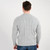 AWM208 303 GREY  Colour Classic Crew Neck Aran Sweater – Authentic Irish Honeycomb & Cable Knit Design ShopAran.com