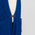 ML104 106 MARL BLUE Colour Traditional Irish Shawl Cable Stitch Front Button Closure ShopAran.com