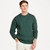 A823403 CONNEMARA GREEN Colour Irish Crew Neck Wool Sweater Fisherman’s Style with Stitches ShopAran.com