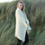 SB667 NATURAL WHITE Colour Cable Knit Irish Throw ShopAran.com