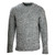 R193 455 SILVER Colour Classic Roll Neck Irish Sweater Made from Donegal Wool ShopAran.com