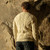 MM201 100 NATURAL WHITE Colour Men’s Aran V Neck Cardigan Back Side ShopAran.com