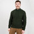MM204 102 ARMY GREEN Merino Wool Aran Men Sweater Shoparan.com