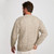 A825 033 BEIGE SKIDDAW Colour Crafted in Ireland Classic Men Aran Wool Sweater Back Side ShopAran.com