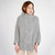 ML133 103 GREY Colour Irish Merino Wool Poncho Cowl Neck Cable Stitch Studio ShopAran.com