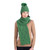 ML252 105 GREEN Colour Irish Cable Knit Scarf Merino Wool ShopAran.com