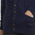 A758 161 NAVY BLUE  Colour Authentic Irish Knit Cardigan with Football Buttons ShopAran.com