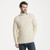 B559 162 NATURAL WHITE Colour Men's Aran Sweater with Button Collar ShopAran.com