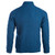 B559 303 ATLANTIC BLUE Colour Men’s Irish Merino Wool Sweater Aran Diamond Knit with Button Collar Back Side ShopAran.com