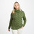 B692430 MEADOW GREEN Colour Cozy Large Cable Knit Ladies IrishSweater ShopAran.com