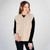 ML153 109 PARSNIP Colour Breathable Merino Wool Aran Gilet for Women  ShopAran.com