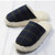 LV-S-LV6 BlackWatch Tartan Woolen Slippers Side View  Scottishwebstore.com