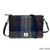 MCS-CB3014-TRT020-BLUE CHECK Colour Handwoven Harris Tweed Clutch Scottishwebstore.com