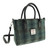 GA-LB1228-COL091 MOSS GREEN Colour Harris Tweed Small Tote Bag Tartan Plaid Scottishwebstore.com
