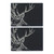 Engraved Scotland Stag Placemats Set of 2 stag placemats ScottishWebstore.com