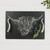 Engraved Highland Cow Slate Tray with Handles ScottishWebstore.com