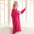 100% Cotton Night Robe For Women in Red Tartan On Scottishwebstore.com
