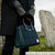 ISL-8360GRNTTL00 Islander Harris Tweed Caillie Tote Bag with Detachable Pouch Lifestyle Scottishwebstore.com