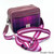 MCS-CB2401-HA222B2-PURPLE CHECK Colour Harris Tweed Camera Crossbody Bag Scottishwebstore.com
