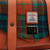 ISL-8311ORANBLUTTL00 ORANGE BLUE TARTAN Colour Handcrafted Harris Tweed Mini Satchel Closeup View Scottishwebstore.com