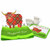 CL-88-114 Highland Cow Kitchen Set of Tea Towel & Pot Holder Scottishwebstore.com