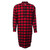LV-FNS-Lv9 Men's Cotton Flannel Tartan Nightshirt in Red & Black Studio Scottishwebstore.com