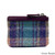 MCS-CB3026-MCS2204-GREEN PURPLE PLAID Colour Handcrafted Harris Tweed Coin Purse Back Side Scottishwebstore.com