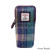 MCS-CB2205-MCS2204-GREEN PURPLE PLAID Colour Handwoven Harris Tweed Double Glasses Sleeve Scottishwebstore.com