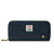 Ladies Harris Tweed Long Wallet Navy OverCheck ScottishWebstore.com