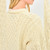 Women's Original Fisherman Knit White Wool Sweater Shop On Scottishwebstore.com