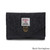 Ladies Harris Tweed Mini Wallet Black Herringbone ScottishWebstore.com