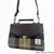 MCS-CB2506-TRT021-BLUE BROWN CHECK Colour Ladies Handwoven Harris Tweed Day Bag with Adjustable Strap Scottishwebstore.com