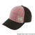 GA BC1000 COL068 Tweed Ladies Baseball Cap Bright Pink with Overcheck