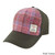 GA BC1000 COL103 Tweed Ladies Baseball Cap Pink Tartan