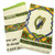 2 Tea Towels – Irish Blessing & Emblems – Irish Weave Close Up ExclusivelyIrish.com