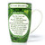 Irish Blessing Shamrock Garden China Mug Side View ExclusivelyIrish.com