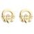 Gold Plated Claddagh Stud Earrings ExclusivelyIrish.com Gold Plated Claddagh Stud Earrings ExclusivelyIrish.com
